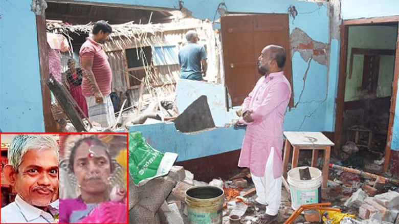 দেওভোগে গ্যাস বিস্ফোরণে স্বামী-স্ত্রীর মৃত্যুতে দিদারের আর্থিক সহায়তা